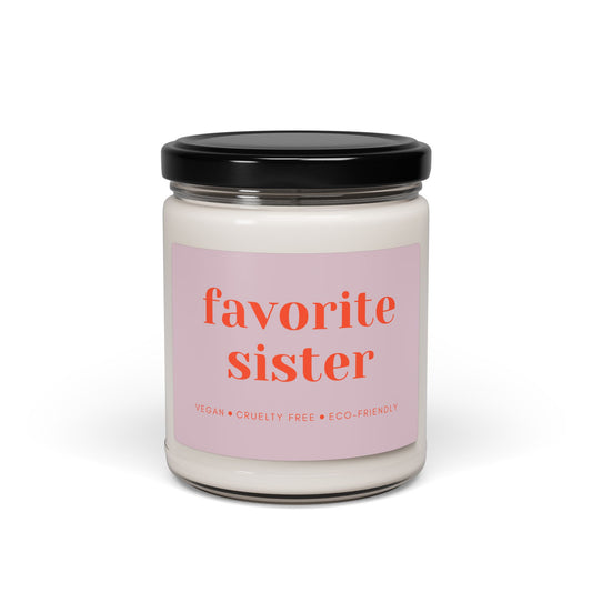 Favorite Sister Scented Soy Candle