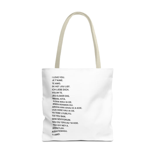 I Love You Tote Bag