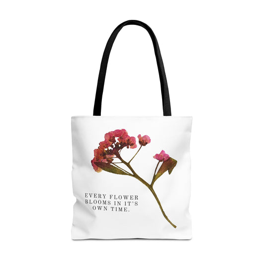 Every Flower Blooms Tote Bag