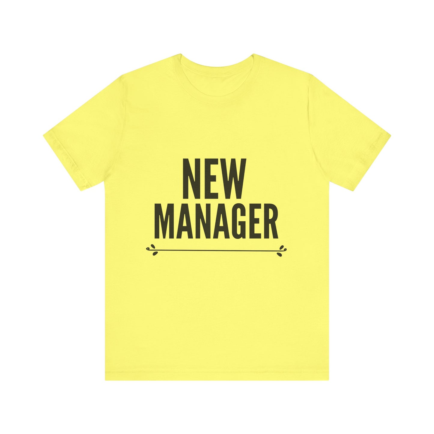 New Manager Short Sleeve Tee