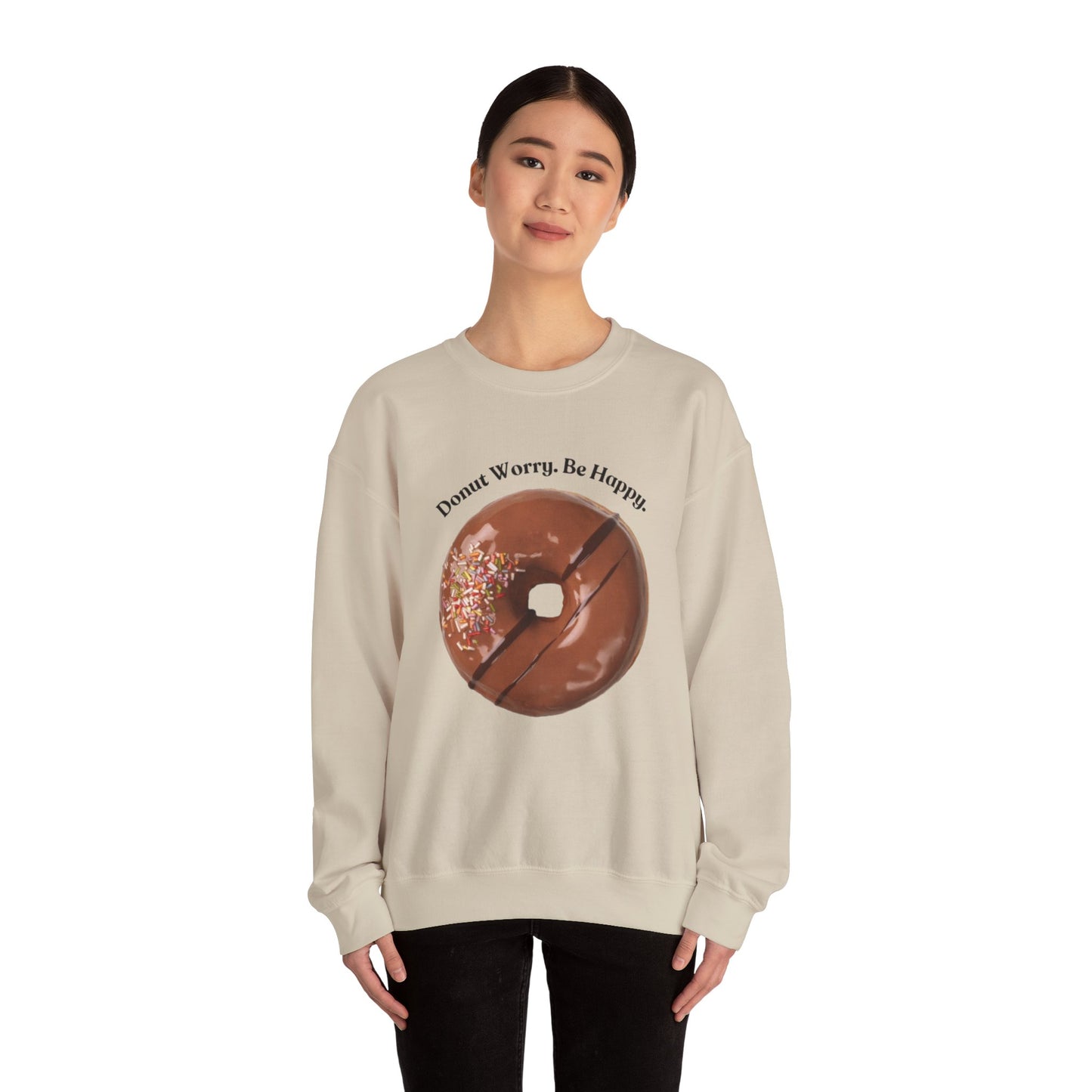 Donut Worry Crewneck Sweatshirt