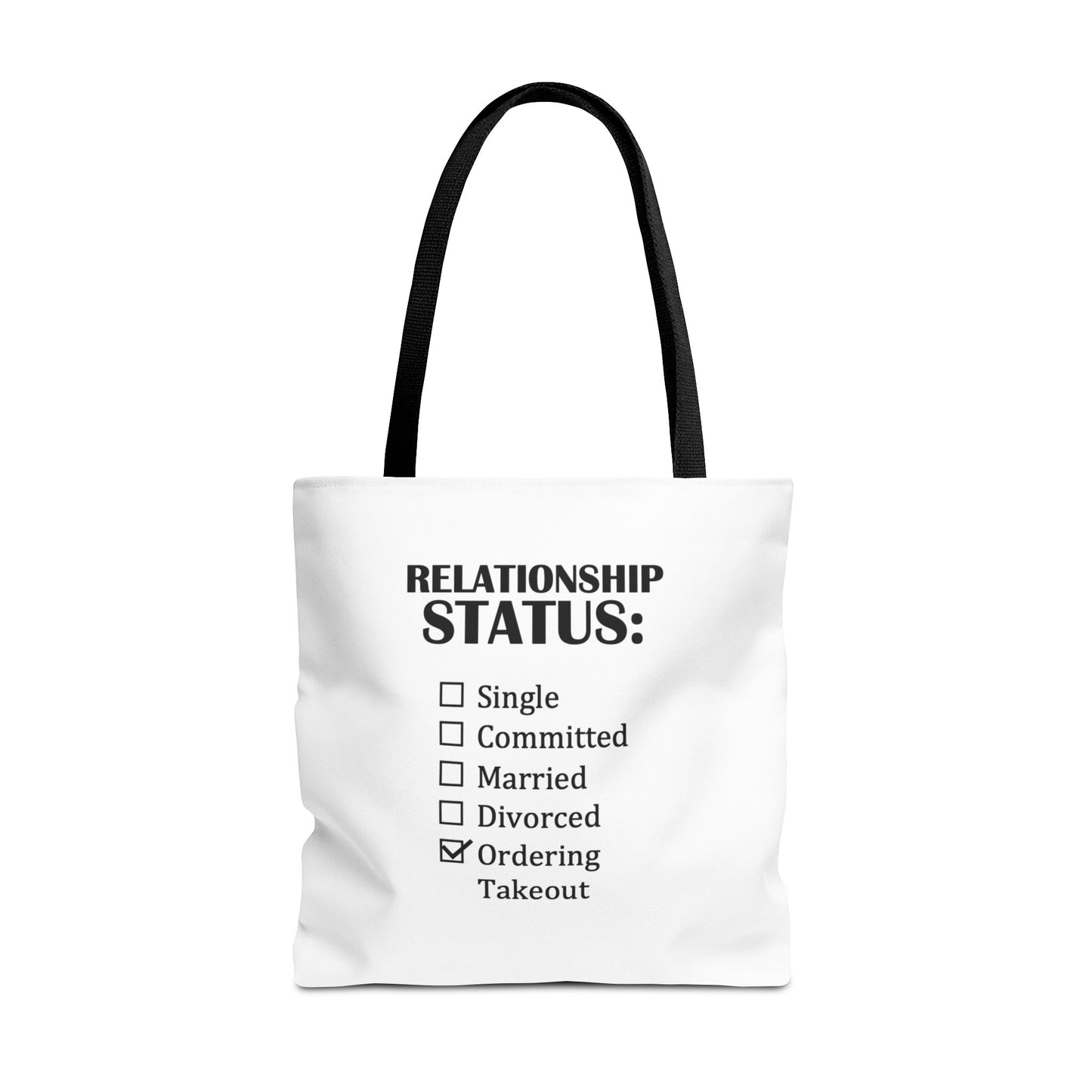 Oversized Relationship Status Tote Bag