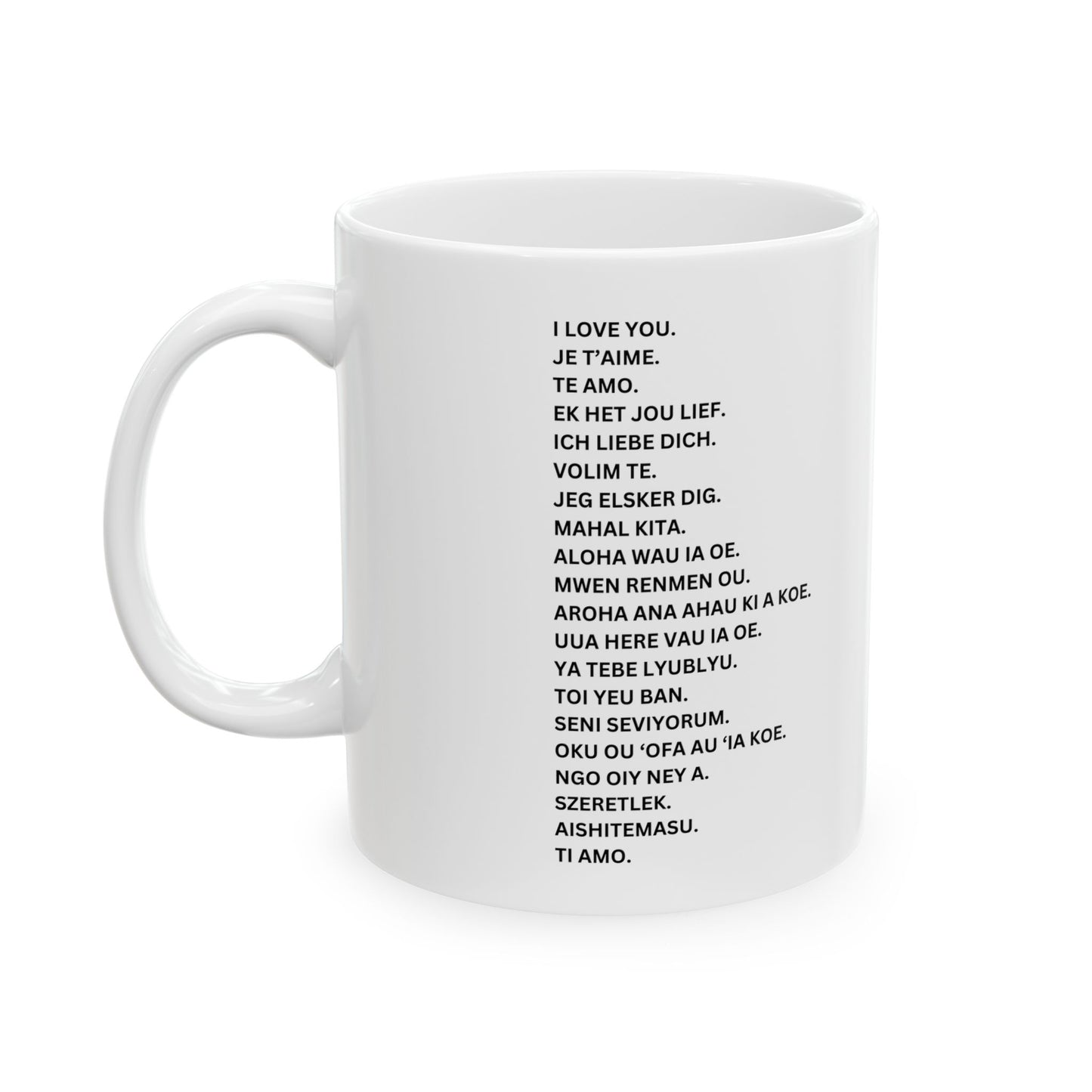 I Love You Mug