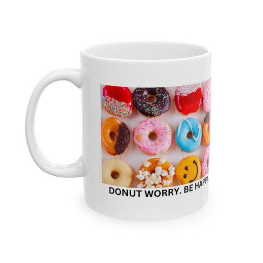 Donut Worry, Be Happy Mug