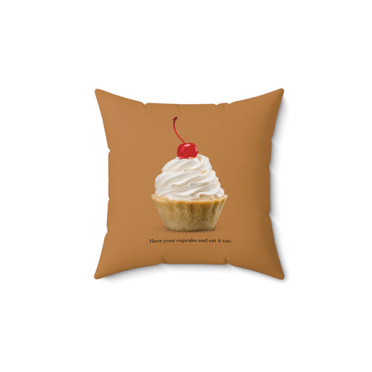 Cupcake Square Pillow