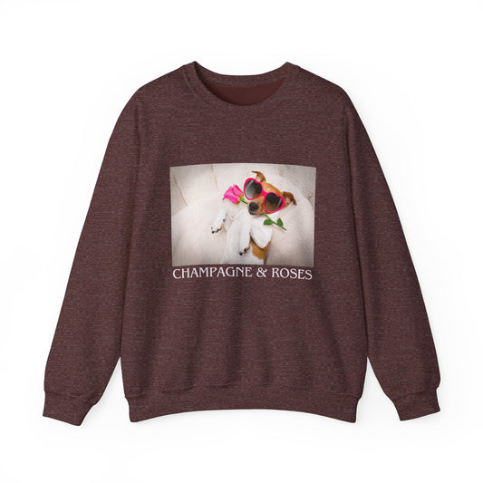 Champagne & Roses Crewneck Sweatshirt