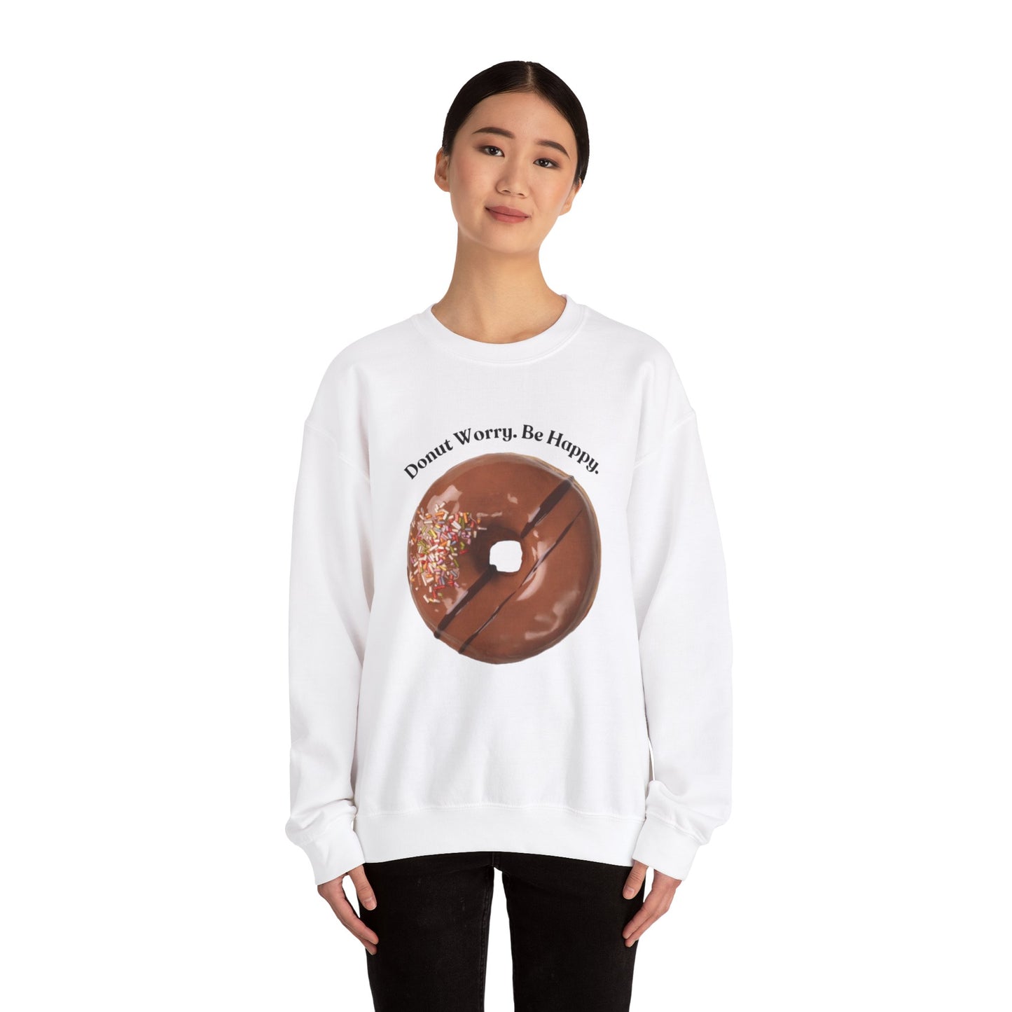 Donut Worry Crewneck Sweatshirt