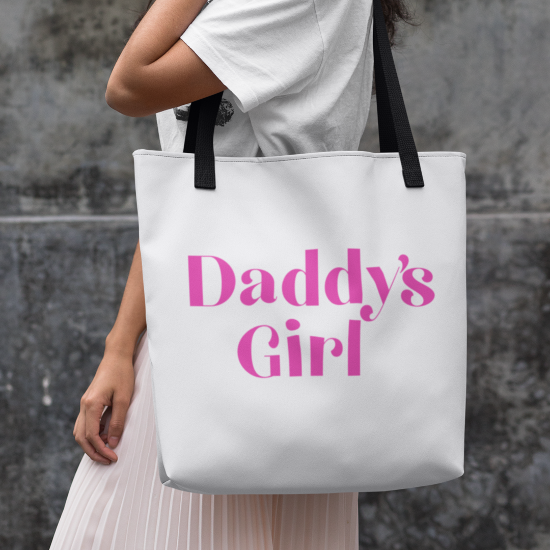 Oversized Daddy's Girl Tote Bag