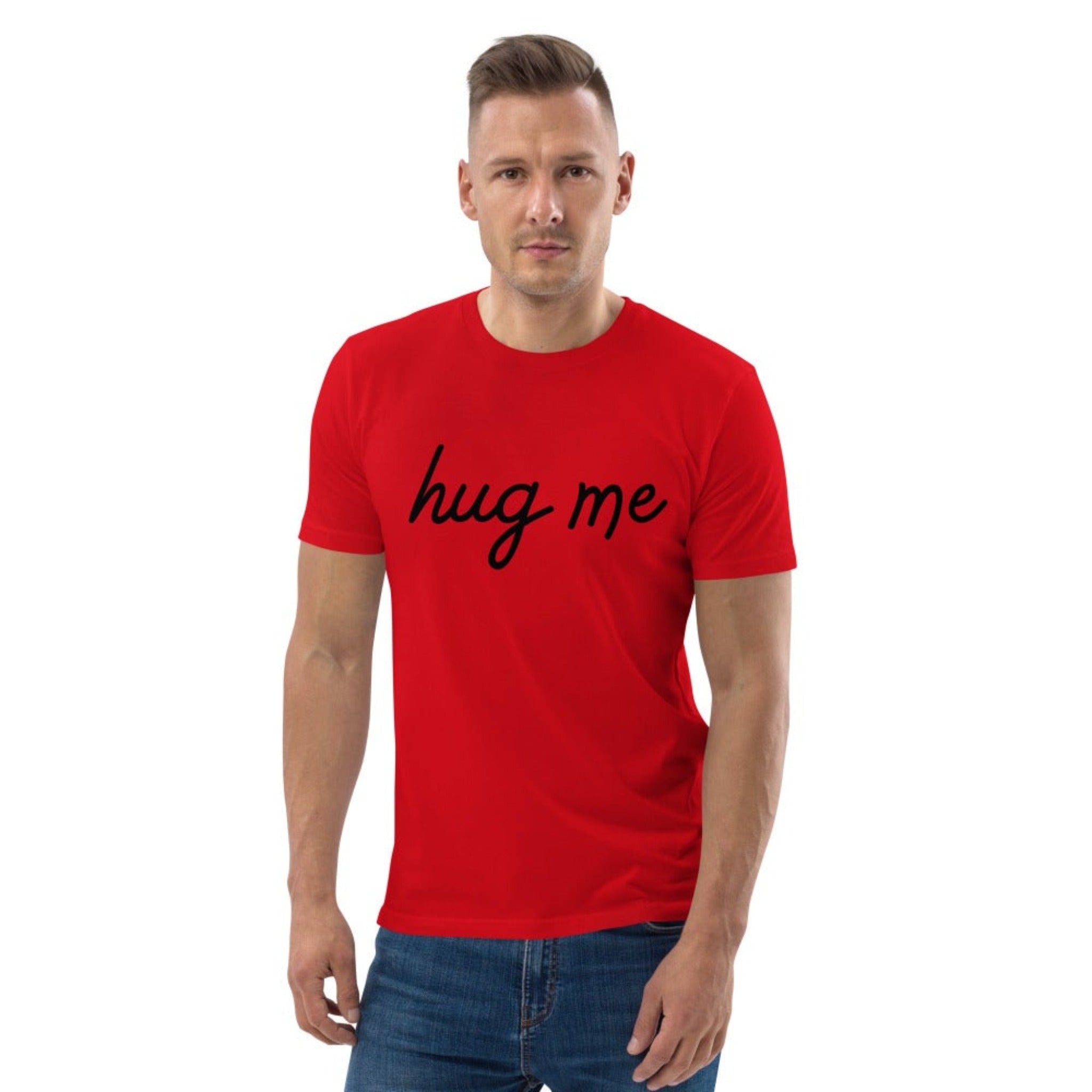 Hug Me Short Sleeve Shirt For Men